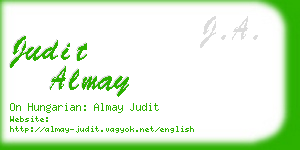 judit almay business card